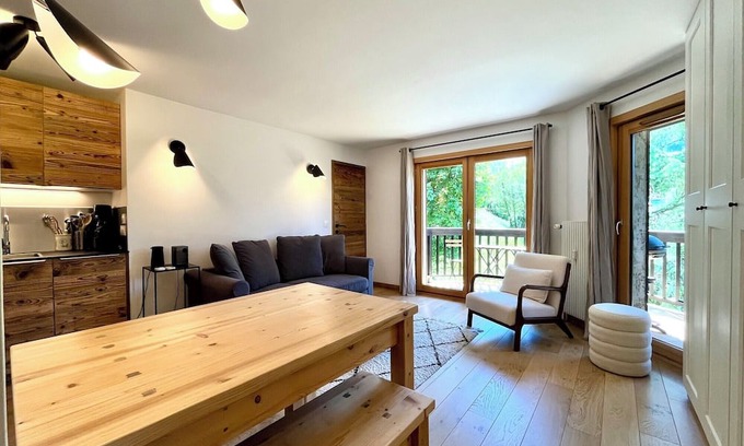 Megeve Apartamento | Apartment with balcony in the heart of Megève