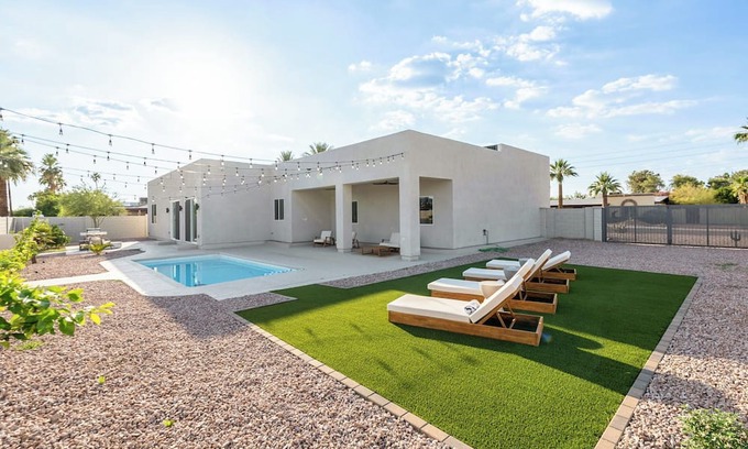Tami Estates Casa | Scottsdale Modern Desert Oasis - Private Pool + Game Loung