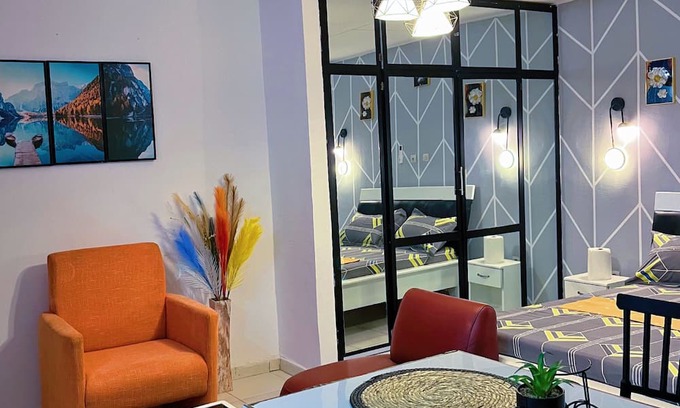 Cocody Apartamento | Beautiful Studio in Rivera-Faya 24/7 Security