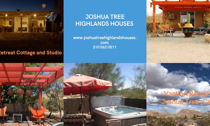 Joshua Tree Highlands Cabina | Cozy Luna Mesa cabin in serene Joshua Tree with WiFi, AC