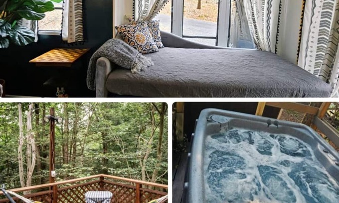 Gouldsboro Casa | Tiny Home W Hot Tub Near Pool & Lake