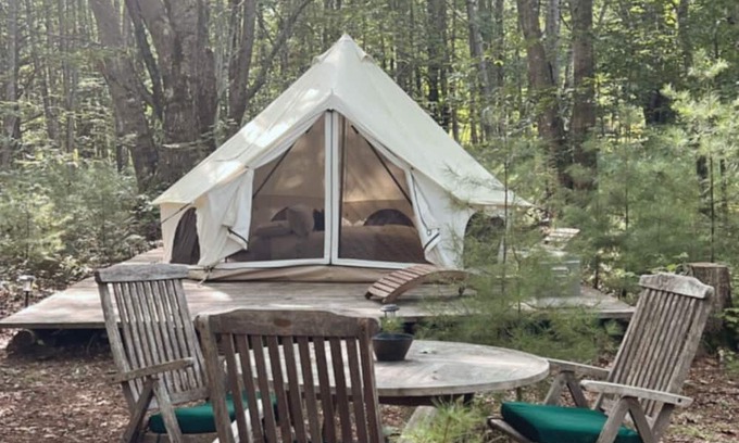 Freeport Otro | Cozy Canvas Bell Tent at the Freeport Farmhouse