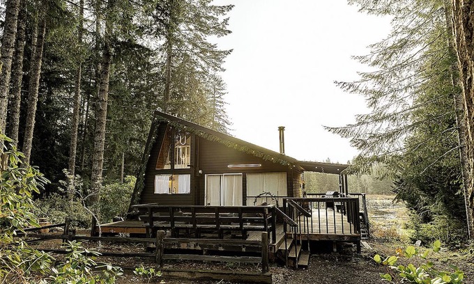 Shelton Casa | MODERN FOREST CABIN + HOT TUB + STEAM SAUNA