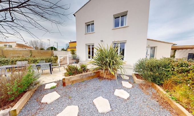 Vic-la-Gardiole Villa | Amplia villa de 5 habs con jardín en Vic-la-Gardiole