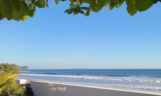 Jiquelite Casa | Casa Ohana: Beachfront Family Retreat w/Pool, Ocean Views & Steps to the Beach