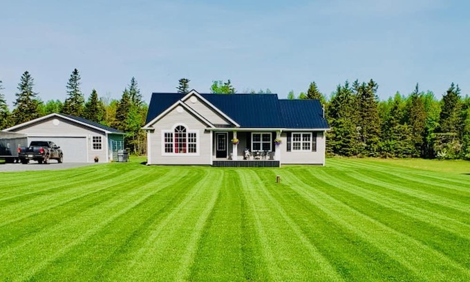 Georgetown Casa | Eastern PEI - Georgetown home with huge deck and beach within walking distance.