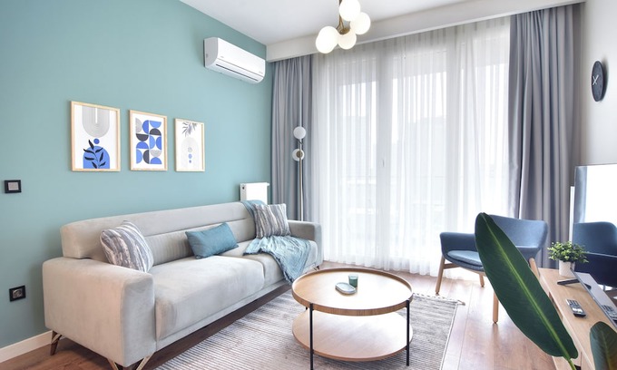 Bagcilar Apartamento | 13th floor Brand new cozy 2BR Apt with Balcony