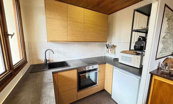 Saint-Chaffrey Apartamento | Cozy studio for 4, ski-in/ski-out, WIFI, Chantemerle