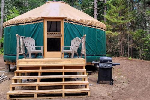 Brownfield Otro | Allie Mae Yurt nestled in the woods